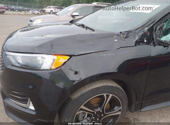 2FMPK4AP7LBA74493 2020 FORD EDGE Black Widok wnętrza z przodu