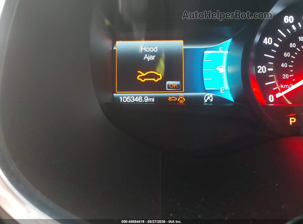 2FMPK4AP7LBA74493 2020 FORD EDGE Black Widok wnętrza 360 stopni