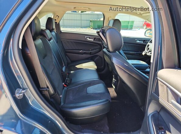 2FMPK4AP8GBB82188 2016 FORD EDGE Blue Вид задньої частини салону