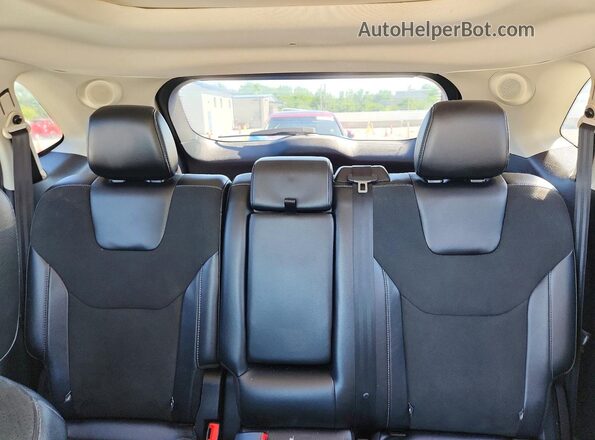 2FMPK4AP8GBB82188 2016 FORD EDGE Blue Вид задніх сидінь