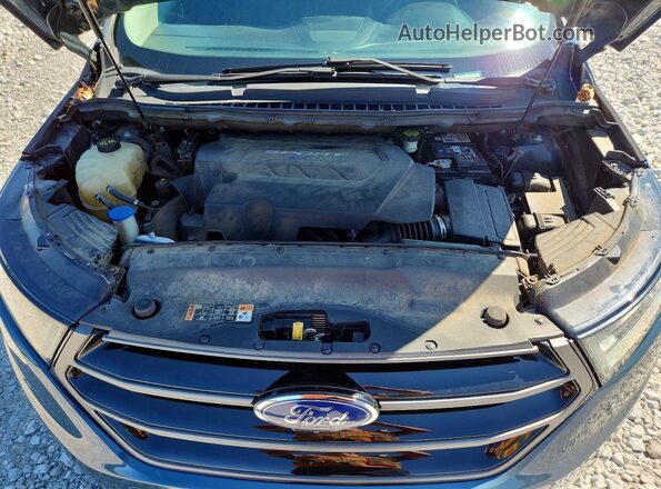 2FMPK4AP8GBB82188 2016 FORD EDGE Blue Вид підкапотного простору