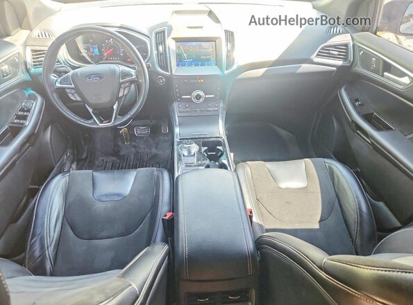 2FMPK4AP8LBA17672 2020 FORD EDGE Черный Вид панели приборов