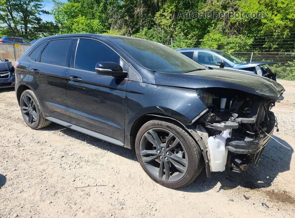 2FMPK4AP8LBA17672 2020 FORD EDGE Черный Передняя правая четверть