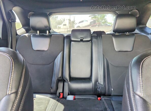 2FMPK4AP8LBA17672 2020 FORD EDGE Черный Вид задних сидений