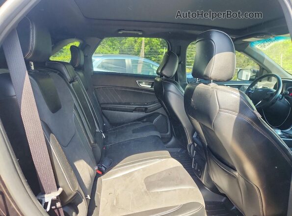 2FMPK4AP8LBA17672 2020 FORD EDGE Черный Вид задней части салона