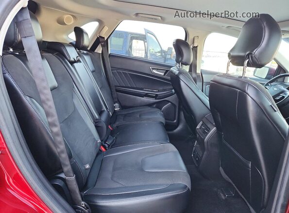 2FMPK4AP9HBB56247 2017 FORD EDGE Maroon Rear interior view
