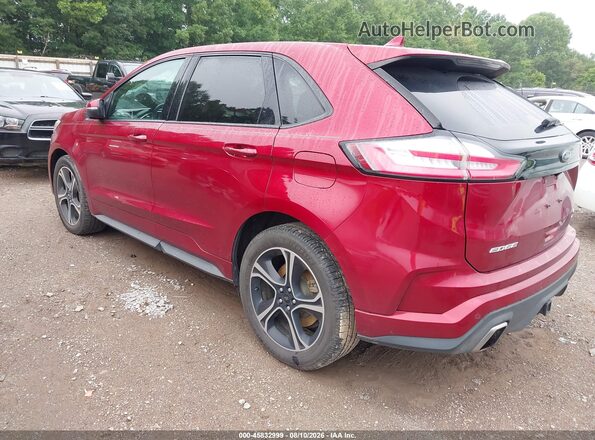 2FMPK4AP9KBB92057 2019 FORD EDGE Красный Задняя левая четверть