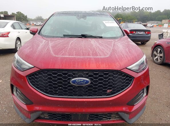 2FMPK4AP9KBB92057 2019 FORD EDGE Красный Вид щитка приборов