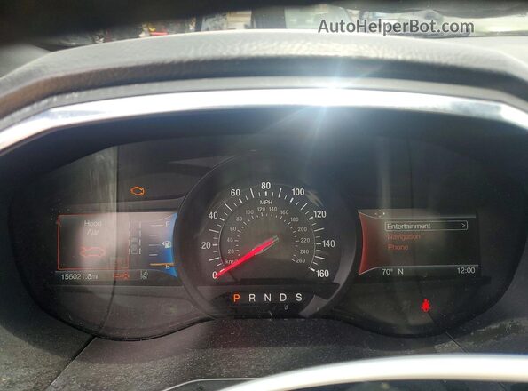 2FMPK4AP9LBB64969 2020 FORD EDGE White Instrument cluster view