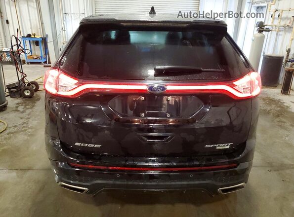 2FMPK4APXHBB99611 2017 FORD EDGE Black Vista trasera