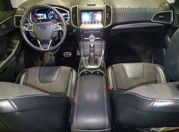 2FMPK4APXHBB99611 2017 FORD EDGE Black Vista del salpicadero