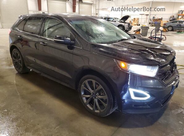 2FMPK4APXHBB99611 2017 FORD EDGE Black Delantero derecho