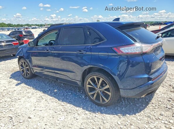 2FMPK4APXHBC56762 2017 FORD EDGE Blue Հետևի ձախ