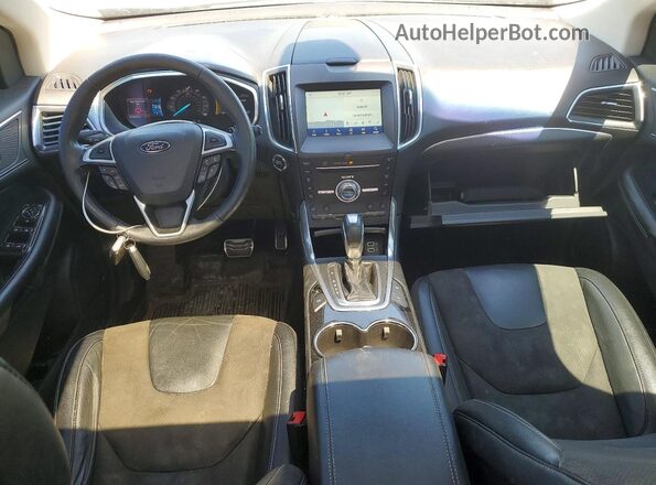 2FMPK4APXHBC56762 2017 FORD EDGE Blue Առջևի վահանակի տեսք