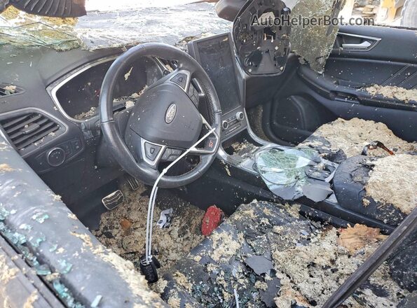 2FMPK4APXMBA33129 2021 FORD EDGE Черный Вид панели приборов