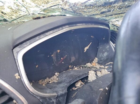 2FMPK4APXMBA33129 2021 FORD EDGE Черный Вид щитка приборов