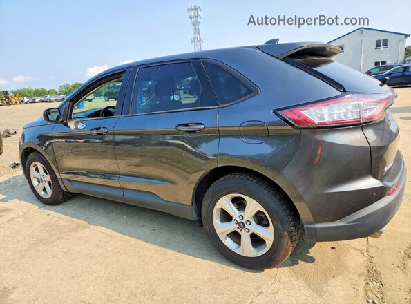 2FMPK4G90JBB96070 2018 FORD EDGE Gray Задня ліва чверть