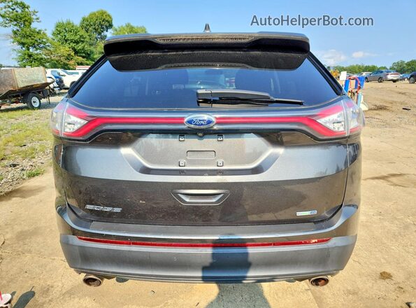 2FMPK4G90JBB96070 2018 FORD EDGE Gray Вид ззаду