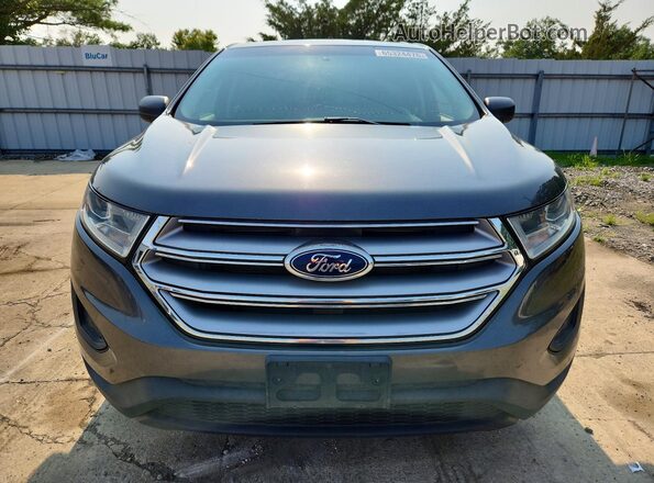 2FMPK4G90JBB96070 2018 FORD EDGE Gray Вид спереду
