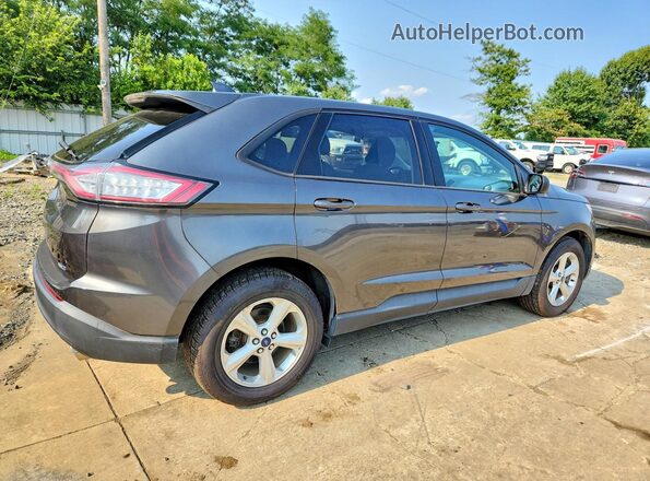 2FMPK4G90JBB96070 2018 FORD EDGE Gray Задня права чверть