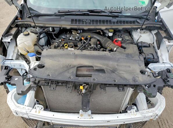 2FMPK4G90KBC44247 2019 FORD EDGE White Vista del compartimento del motor
