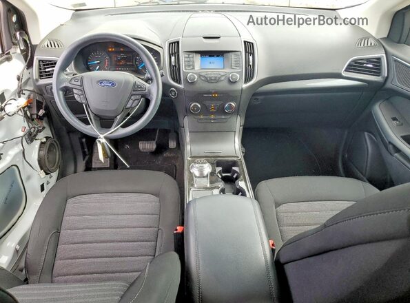 2FMPK4G90KBC44247 2019 FORD EDGE White Vista del salpicadero