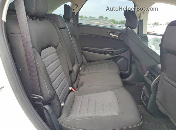 2FMPK4G90KBC44247 2019 FORD EDGE White Vista interior trasera
