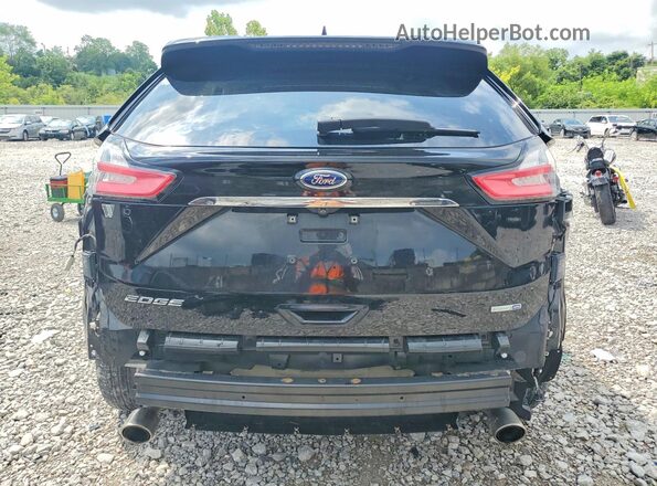 2FMPK4G90LBB08380 2020 FORD EDGE Черный Вид сзади