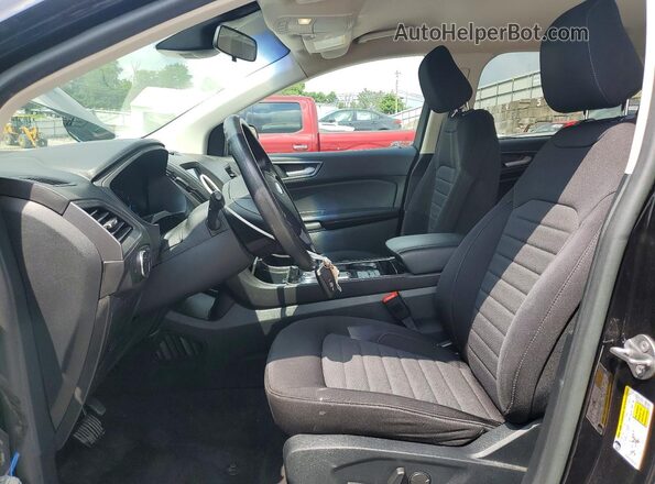 2FMPK4G90LBB08380 2020 FORD EDGE Черный Вид салона спереди