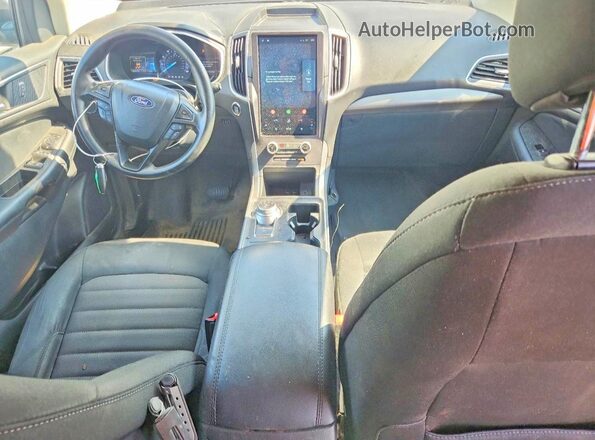 2FMPK4G90MBA12623 2021 FORD EDGE Белый Вид панели приборов