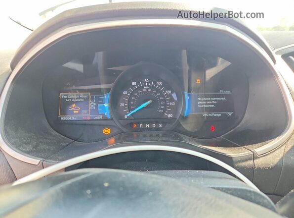 2FMPK4G90MBA12623 2021 FORD EDGE Белый Вид щитка приборов