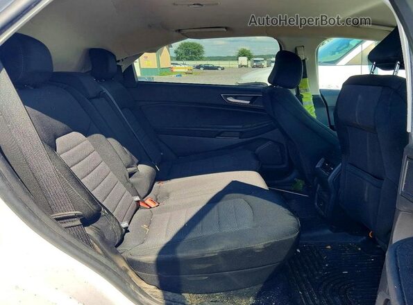 2FMPK4G90MBA12623 2021 FORD EDGE Белый Вид задних сидений