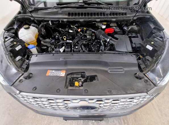 2FMPK4G90PBA42273 2023 FORD EDGE Silver Vista del compartimento del motor