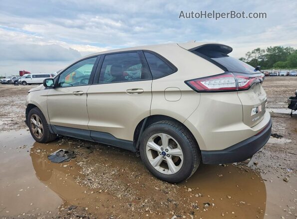 2FMPK4G91HBB87775 2017 FORD EDGE Tan Հետևի ձախ
