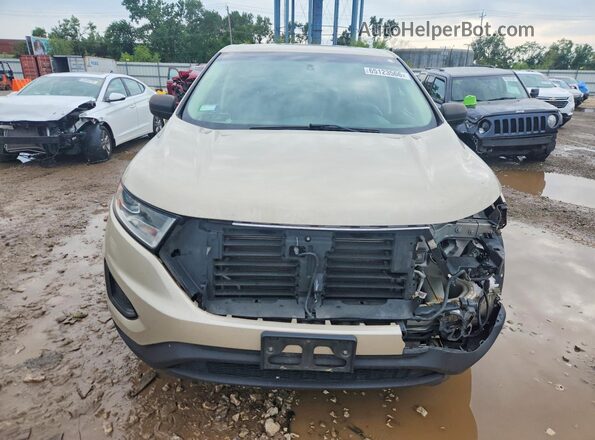 2FMPK4G91HBB87775 2017 FORD EDGE Tan Դիմացի տեսք