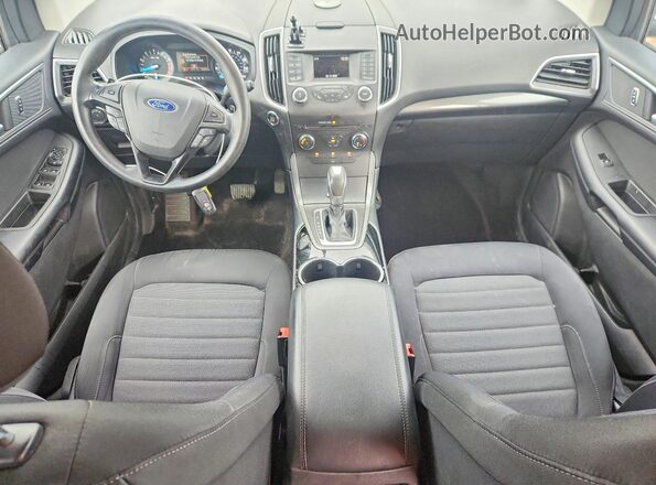 2FMPK4G91HBB87775 2017 FORD EDGE Tan Առջևի վահանակի տեսք