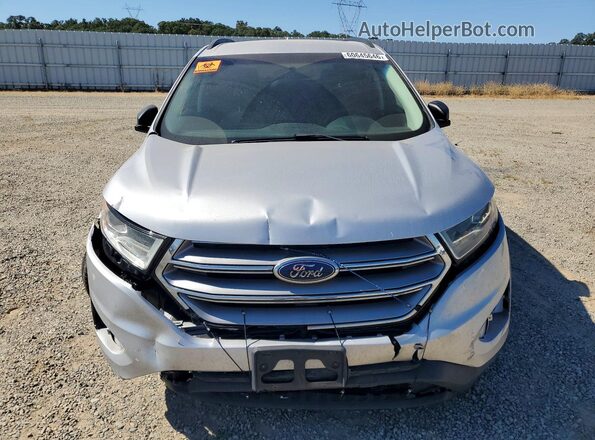 2FMPK4G91HBB97089 2017 FORD EDGE Silver Widok z przodu