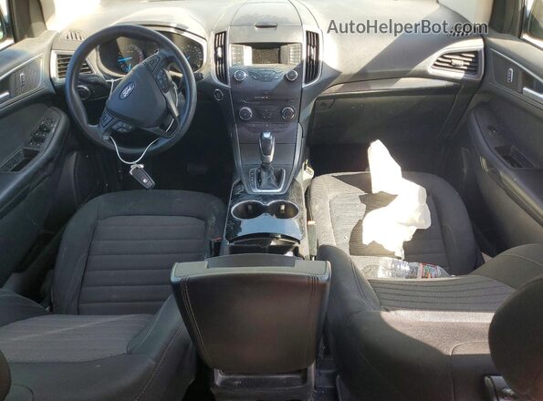 2FMPK4G91HBB97089 2017 FORD EDGE Silver Widok deski rozdzielczej