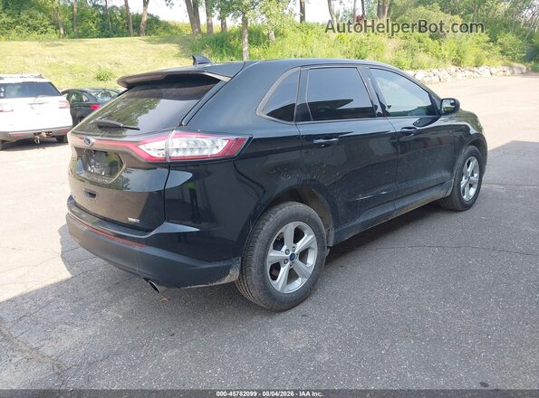 2FMPK4G91HBC49899 2017 FORD EDGE Black Rear right
