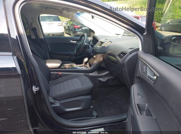 2FMPK4G91HBC49899 2017 FORD EDGE Black Front interior view