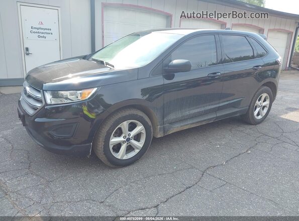 2FMPK4G91HBC49899 2017 FORD EDGE Black Front left