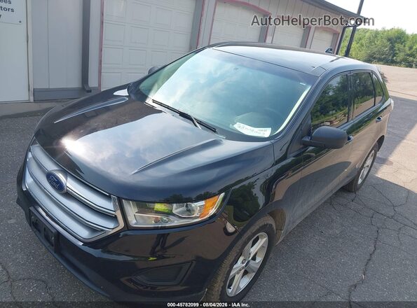 2FMPK4G91HBC49899 2017 FORD EDGE Black Front view