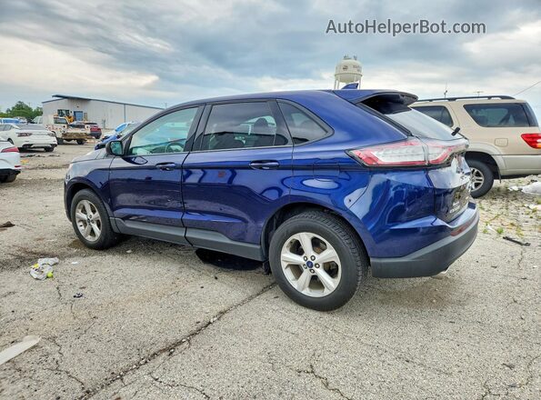 2FMPK4G93GBC34996 2016 FORD EDGE Синий Задняя левая четверть