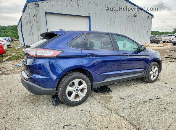 2FMPK4G93GBC34996 2016 FORD EDGE Синий Задняя правая четверть