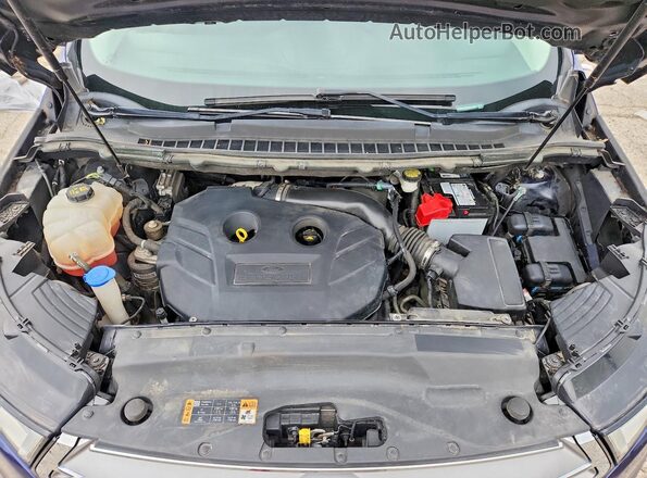 2FMPK4G93GBC34996 2016 FORD EDGE Синий Вид задней части салона