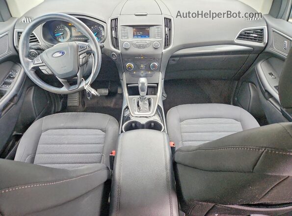 2FMPK4G93GBC34996 2016 FORD EDGE Синий Вид панели приборов