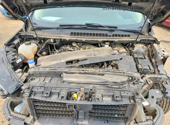 2FMPK4G93KBB41372 2019 FORD EDGE Gray Engine compartment view