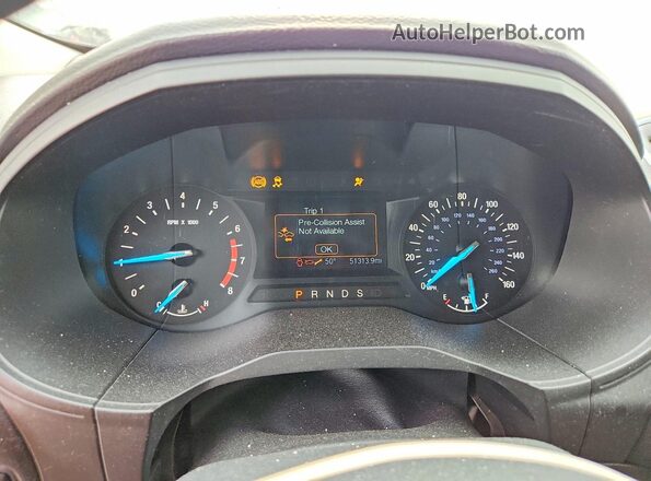 2FMPK4G93KBB41372 2019 FORD EDGE Gray Instrument cluster view
