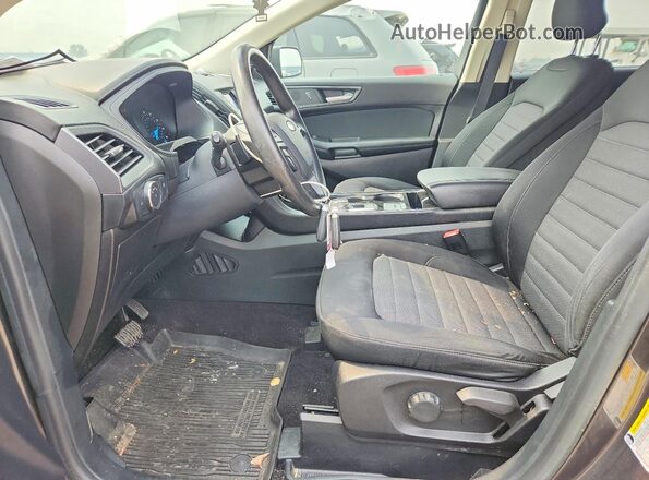 2FMPK4G93KBB41372 2019 FORD EDGE Gray Front interior view