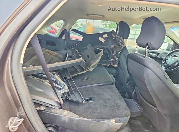 2FMPK4G93KBB41372 2019 FORD EDGE Gray Rear interior view